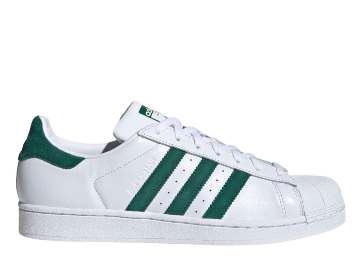 adidas Superstar White Collegiate Green