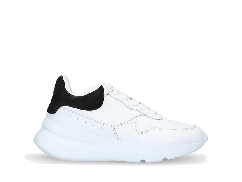 Alexander McQueen Alexander Mcqueen Runner Leather White/Black Suede