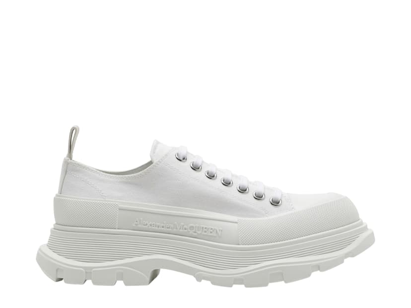 Alexander McQueen Alexander McQueen Tread Slick Low Lace Up White White