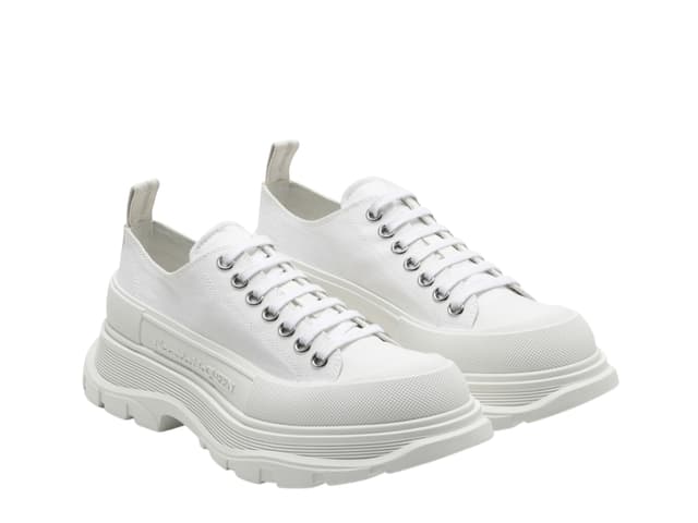 Alexander McQueen Alexander McQueen Tread Slick Low Lace Up White White - view 2