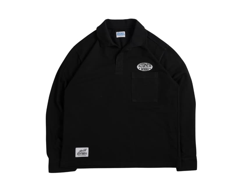 Alternates Alternates Polo Logo Shirt Black