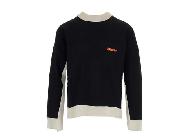 AMBUSH AMBUSH Logo Print Sweatshirt Navy - view 1