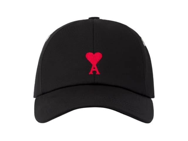 Ami Paris Ami De Coeur Embroidery Cap Black - view 1