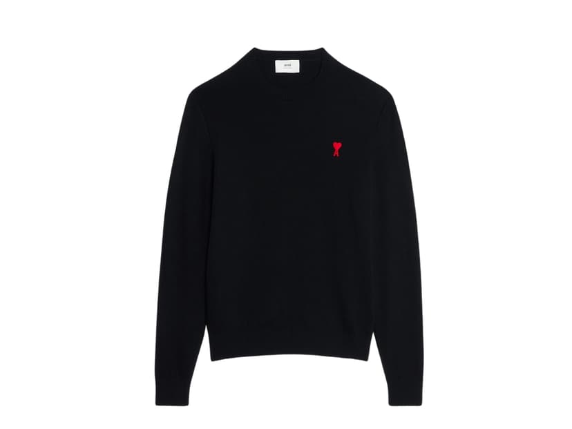 Ami Paris Ami de Coeur Sweater Black