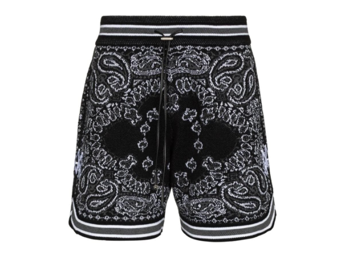 Amiri Bandana Drawstring Shorts