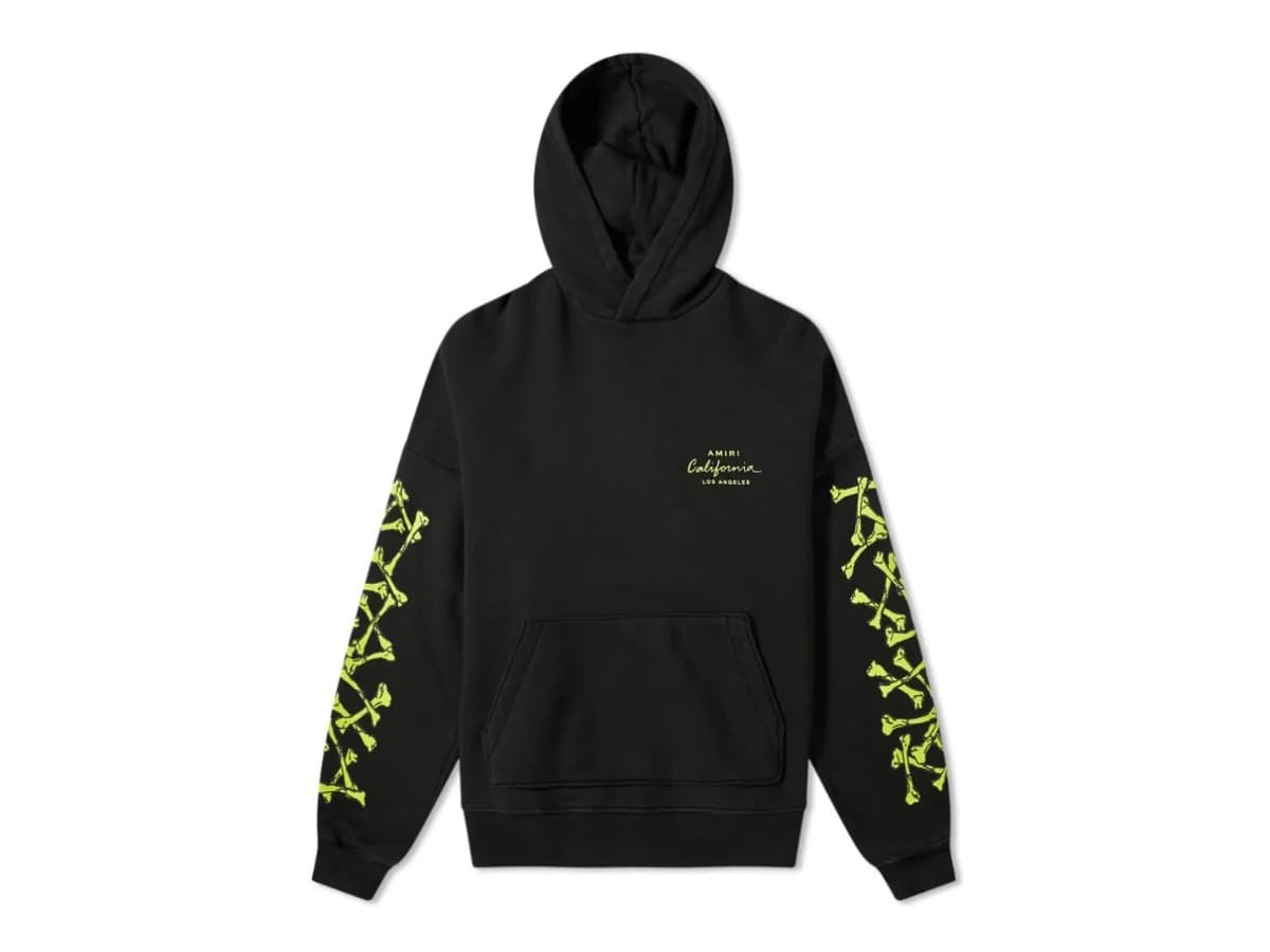 Amiri Bones Star Hoodie Black