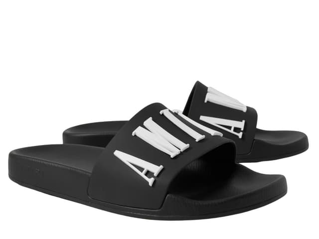 AMIRI AMIRI Logo-Embossed Rubber Slides - view 3