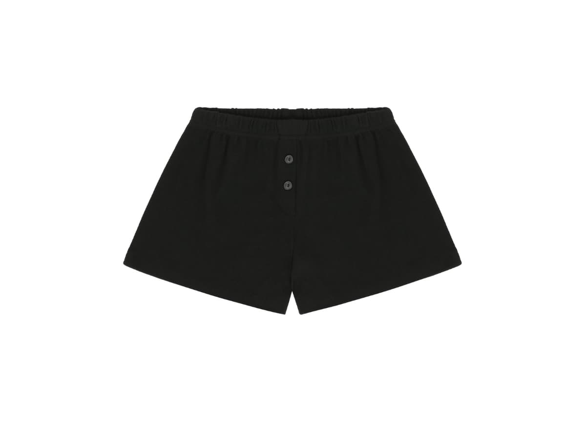 ANOETIC Button Shorts Black