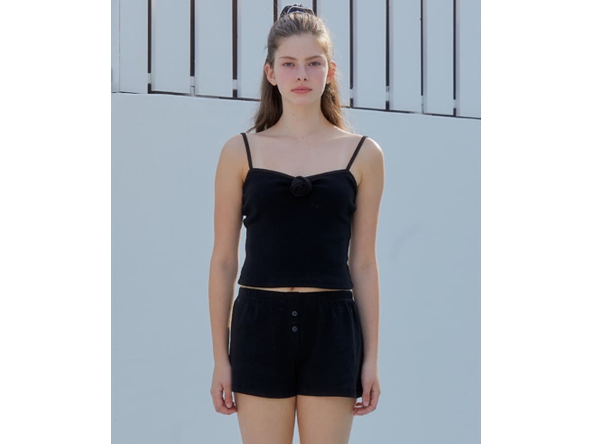 ANOETIC Button Shorts Black