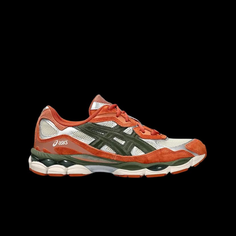 Asics Asics Gel-NYC Oatmeal Forest Green Orange