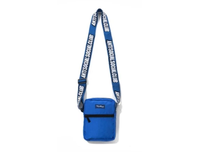 Anti Social Social Club ASSC Shoulder Bag navy blue