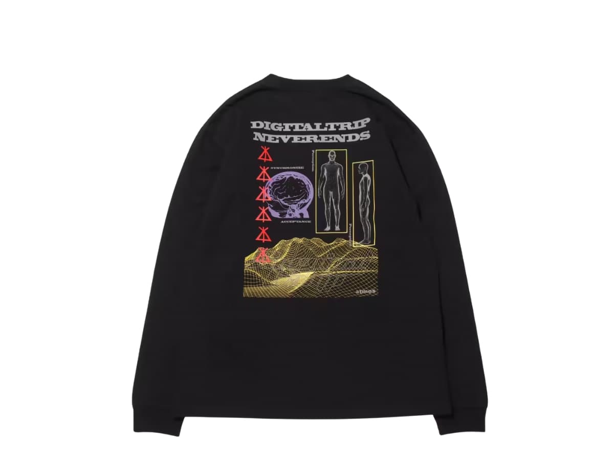 Atmos Digitaltrip Ls Tee Black