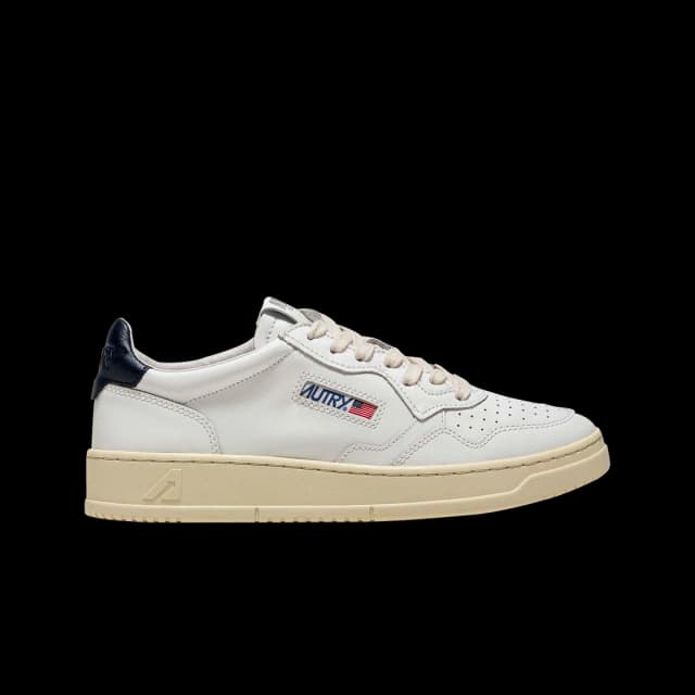 Autry Autry Medalist Low Leather Sneakers White Blue - view 2