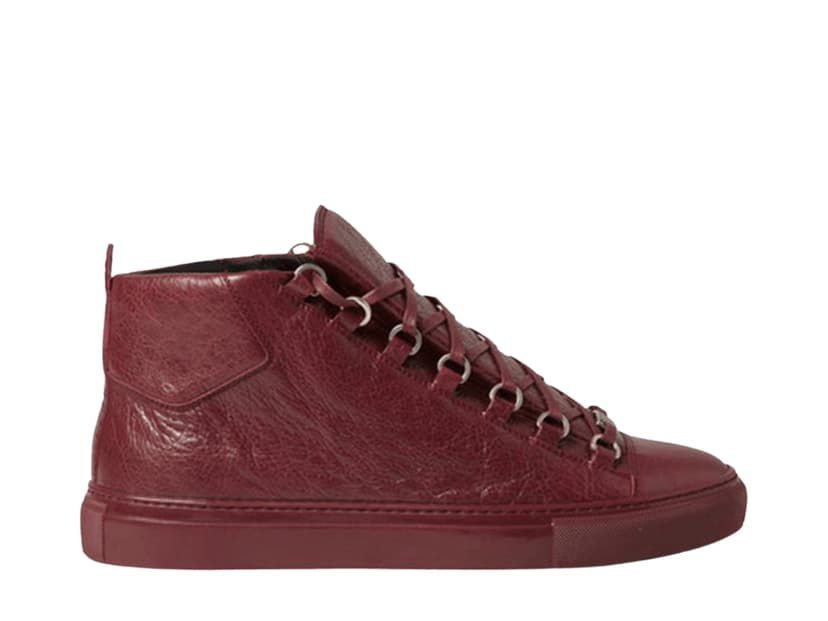 Balenciaga Balenciaga Arena High Top Burgundy