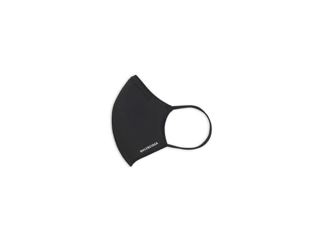 Balenciaga Balenciaga Logo Care Mask Black - view 1