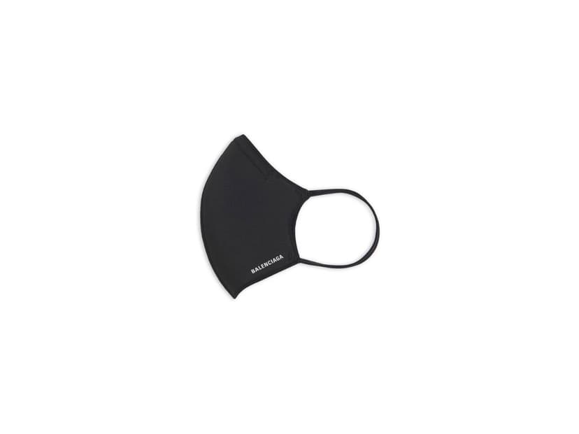 Balenciaga Balenciaga Logo Care Mask Black