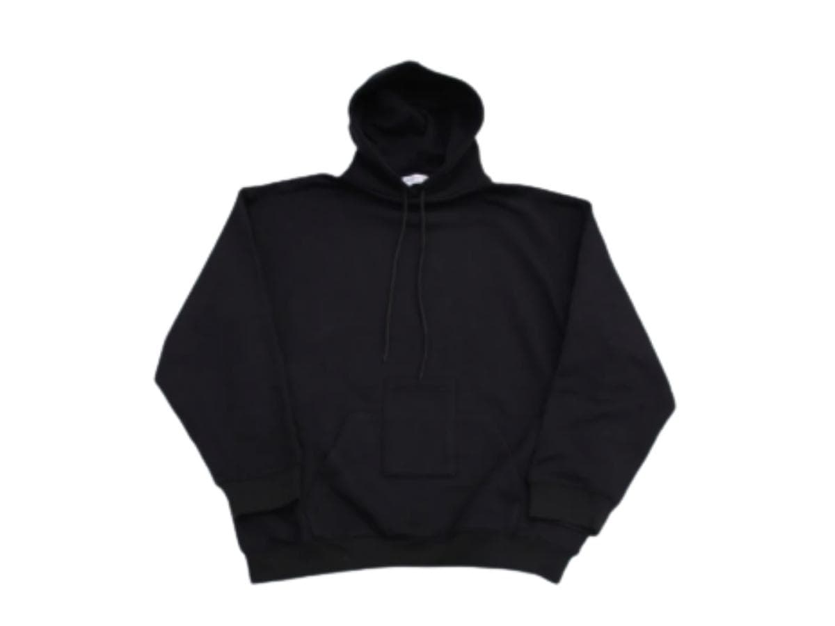 Balenciaga Logo Hoodie Black