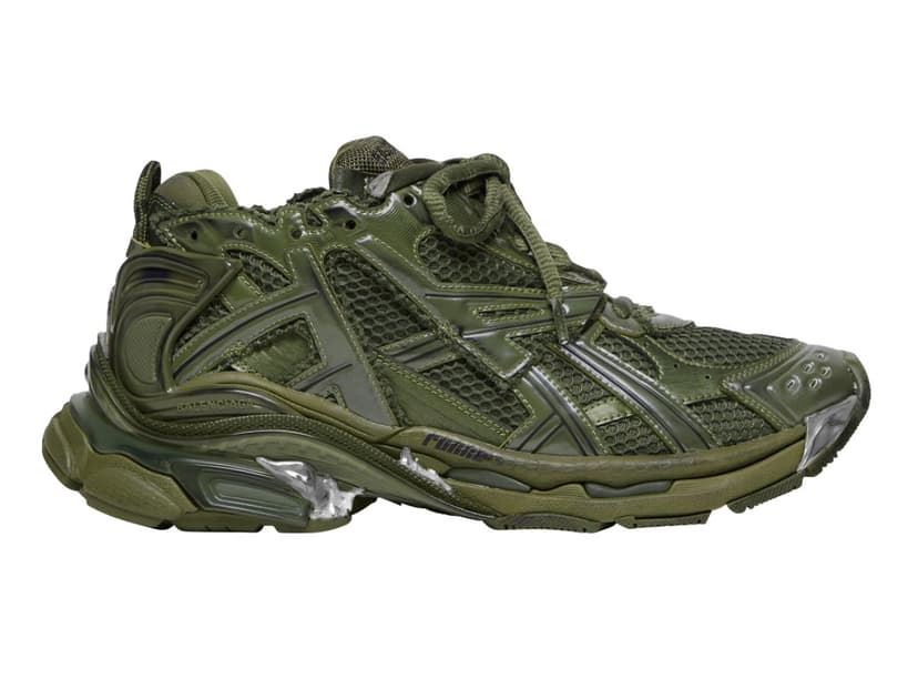 Balenciaga Balenciaga Runner Leather Free Khaki