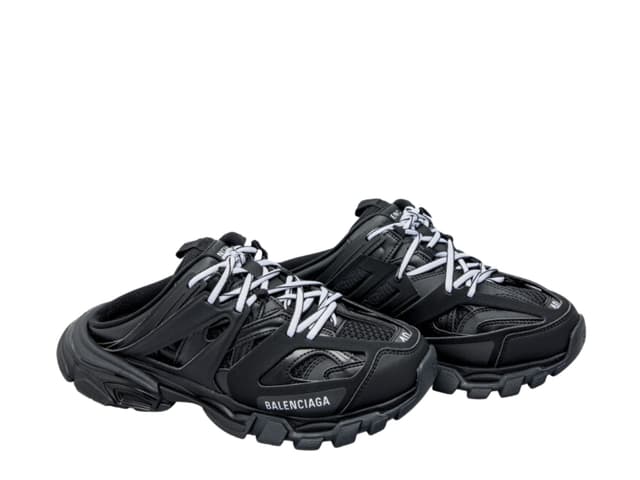 Balenciaga Balenciaga Track Mule In Black - view 3