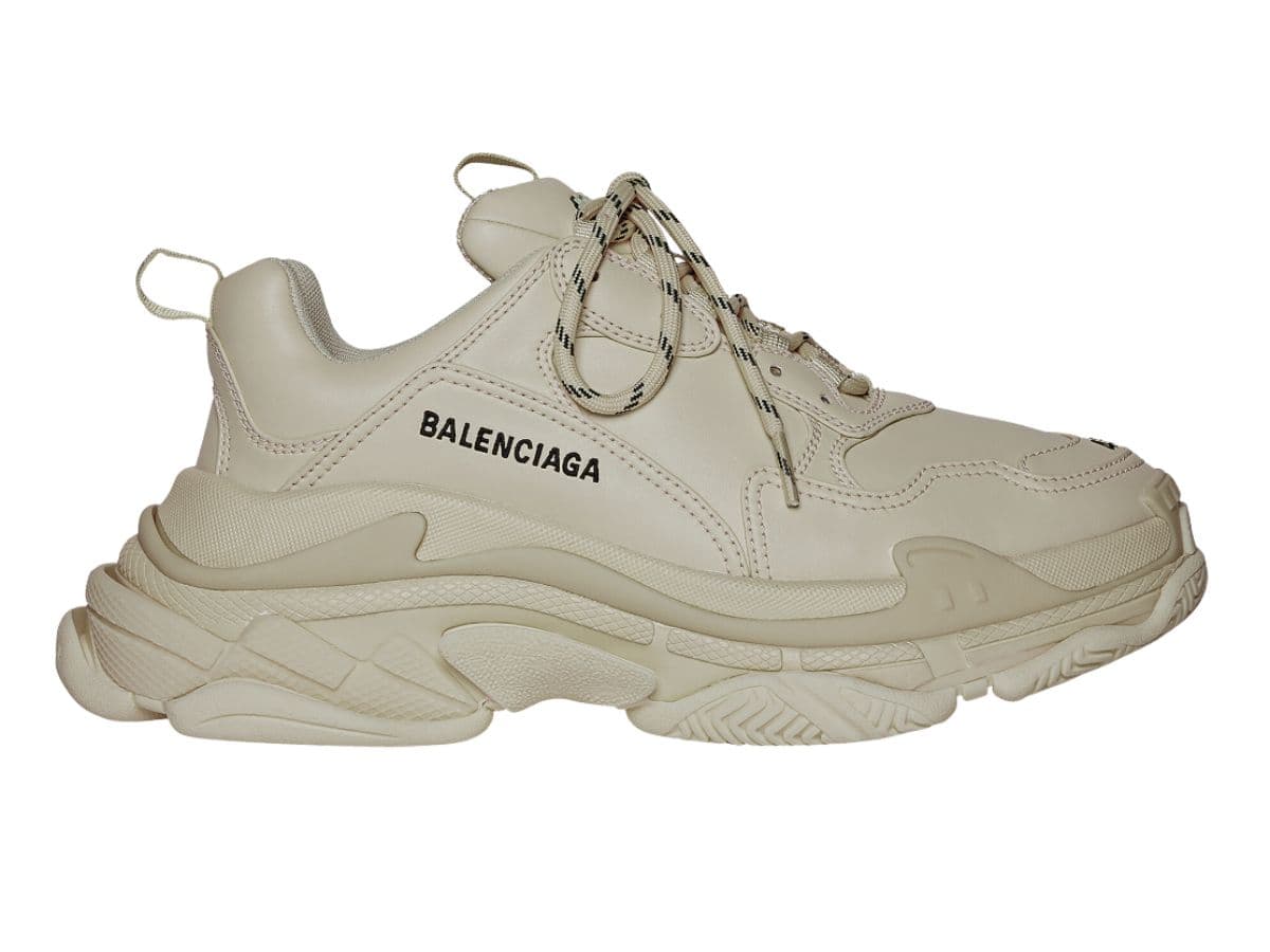 Balenciaga Triple S Trainers Beige