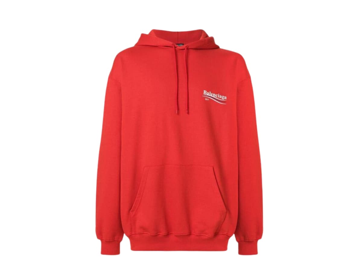 Balenciaga Wave 2017 Hoodie Red