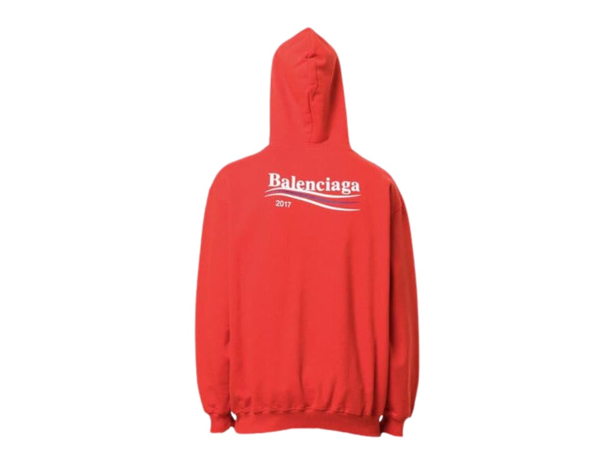 Balenciaga Wave 2017 Hoodie Red