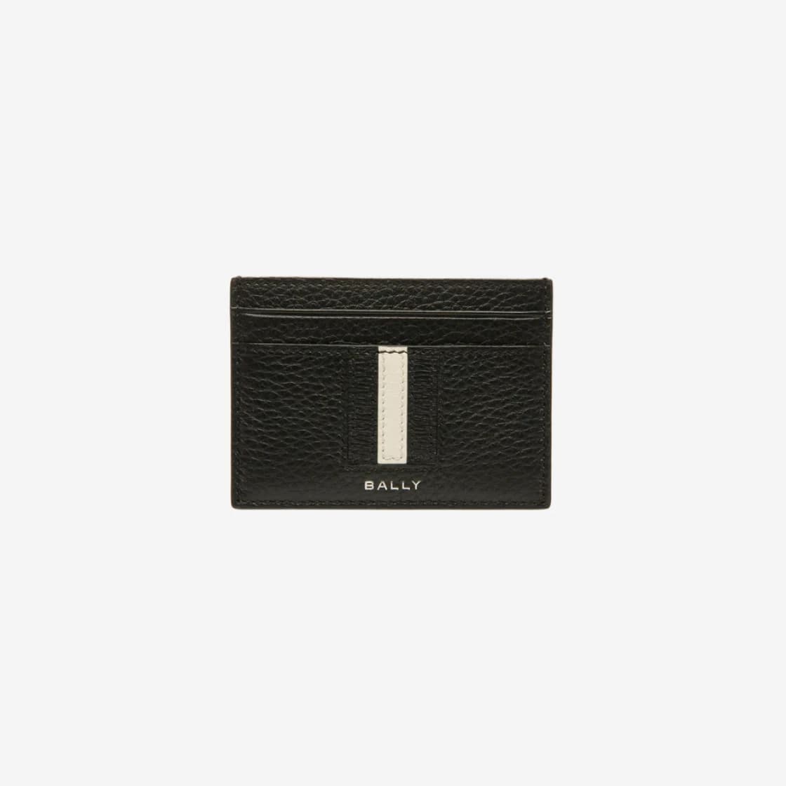 Bally Ribbon Card Holder Black