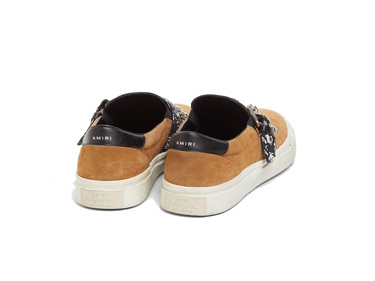 Amiri Bandana Chain Slip On Brown