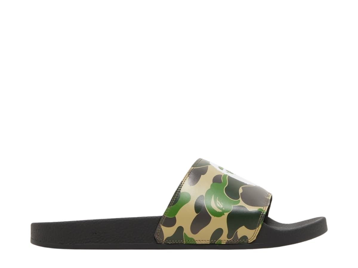 BAPE ABC Camo Slide Green