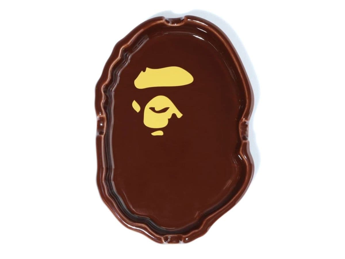 BAPE Ape Head Ashtray Brown