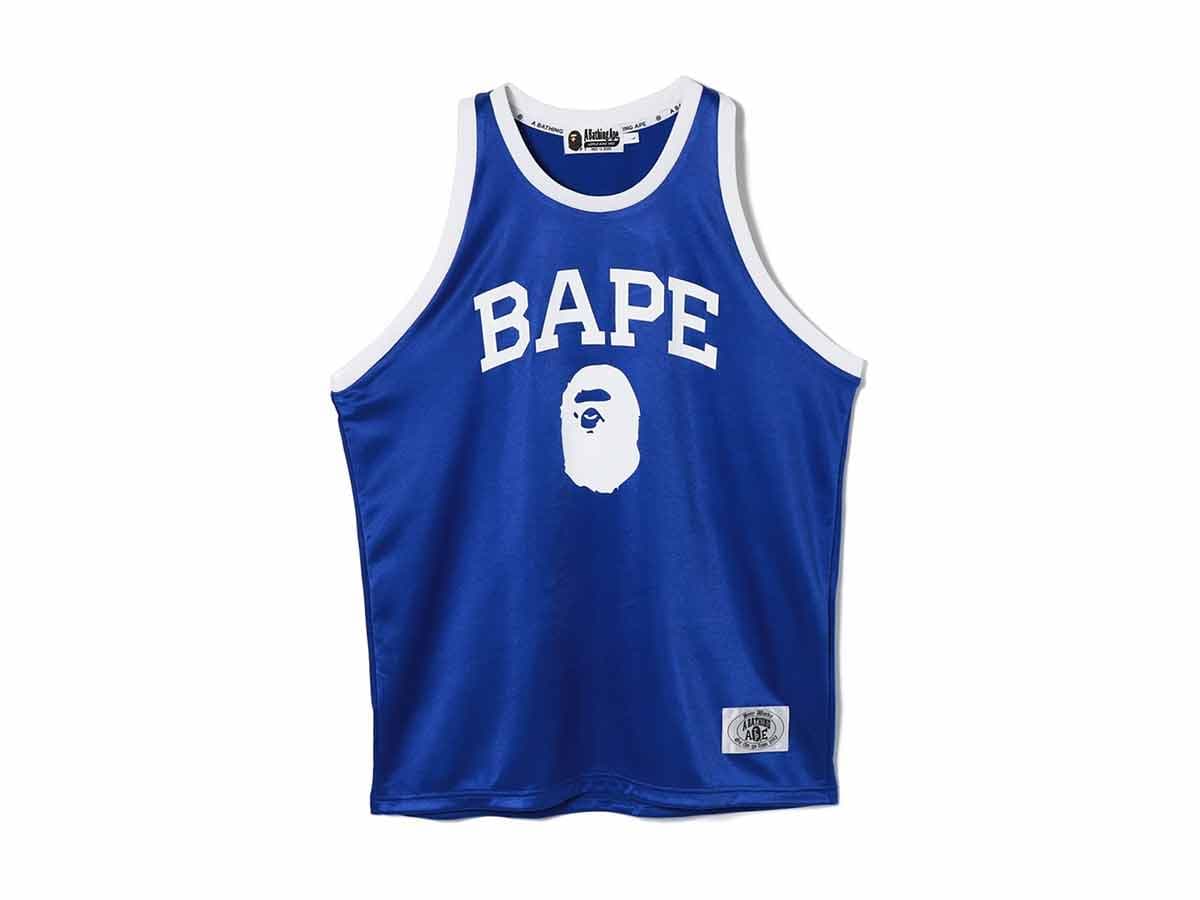 BAPE Jersey Tank Top Blue