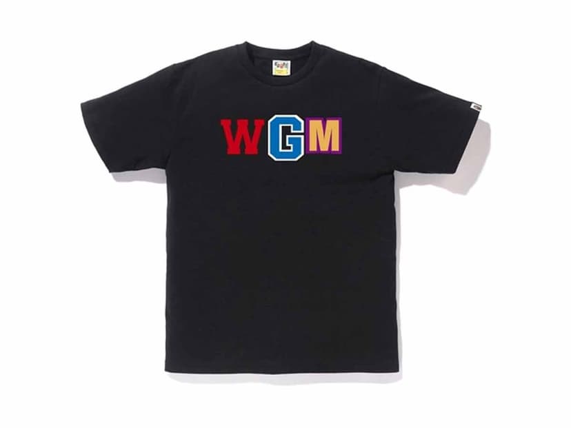 Bape BAPE WGM Shark Tee Black