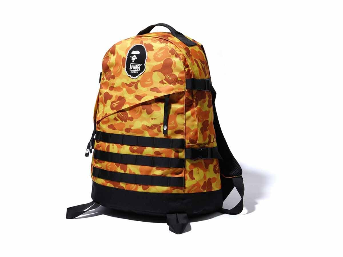 BAPE x PUBG Backpack Orange