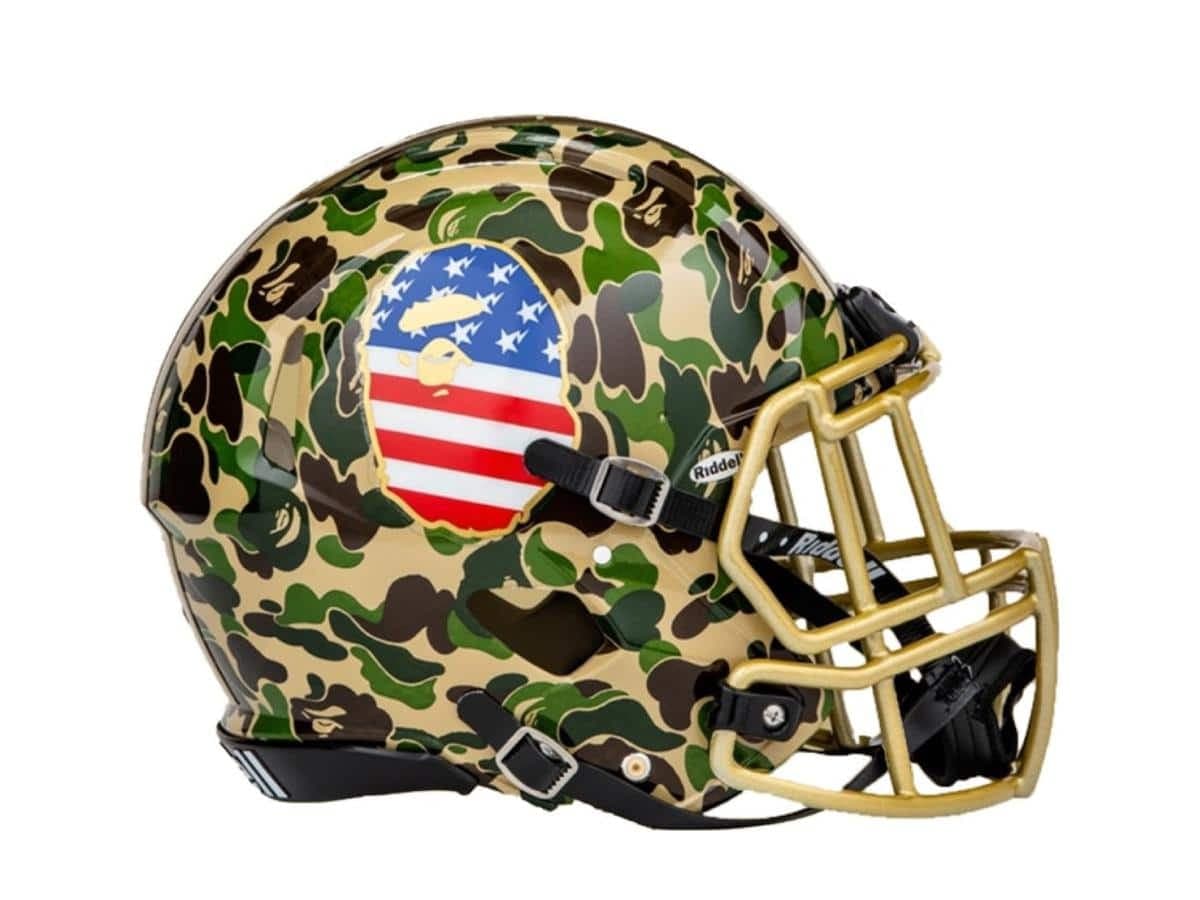 BAPE Adidas Riddell Helmet