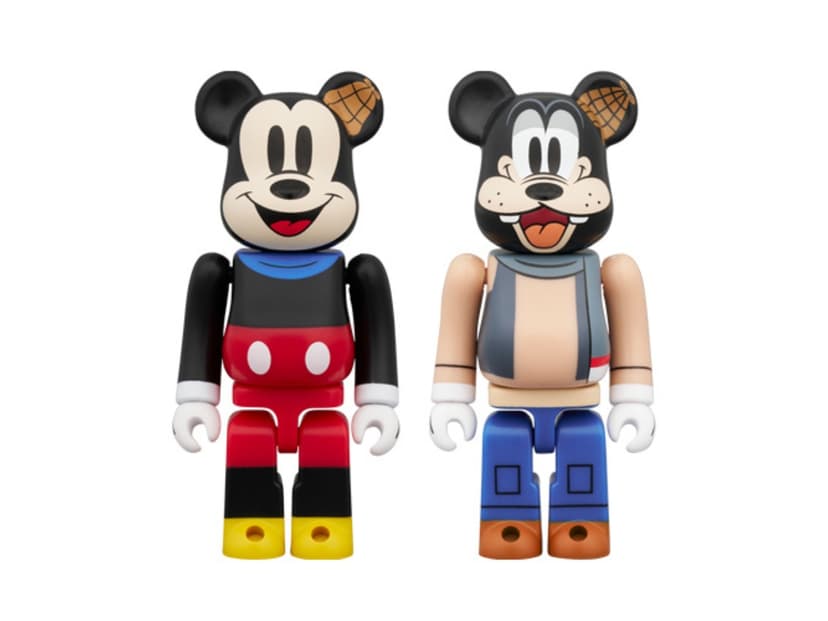 Medicom Toy BE@RBRICK Mickey Mouse & Goofy 2Pcs Set