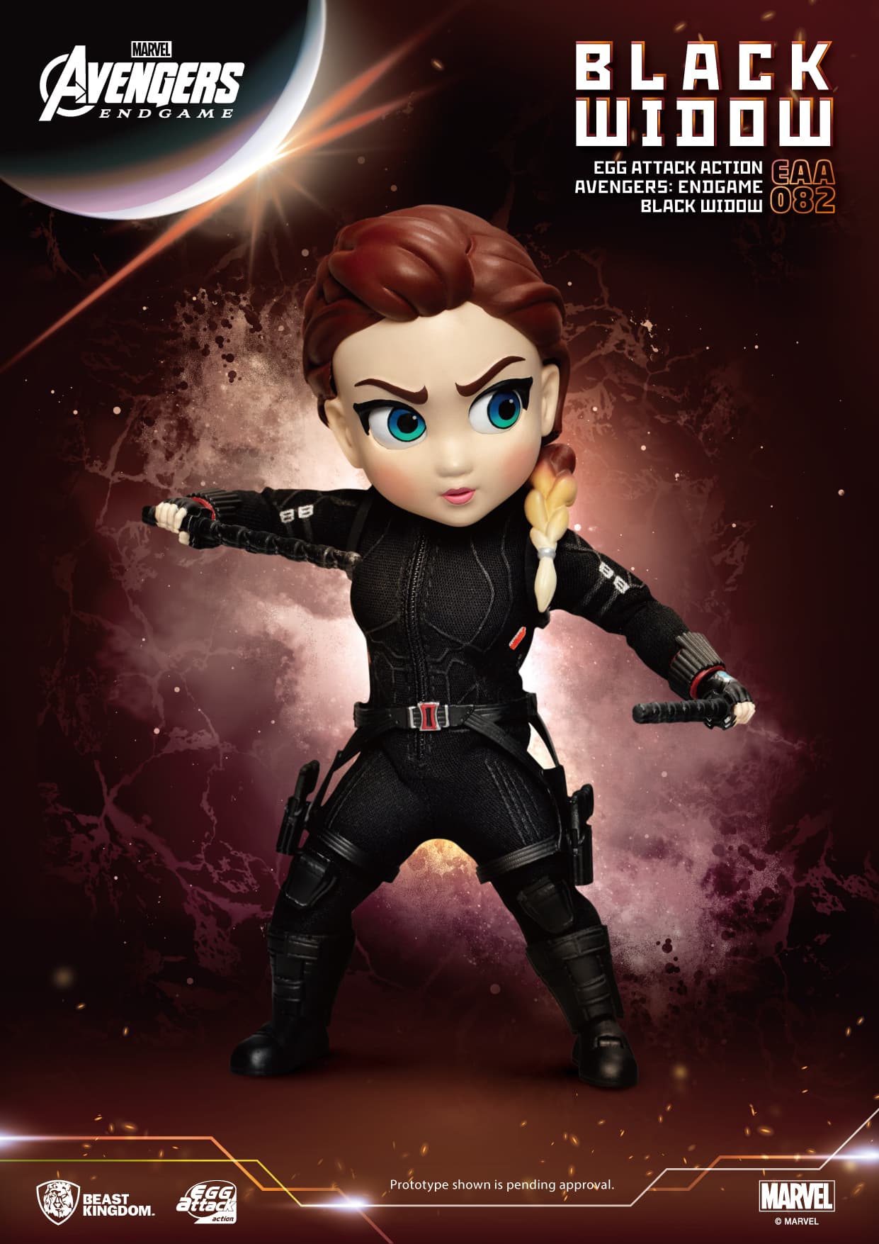 Black Widow| Avengers End Game (Egg Attack Action)