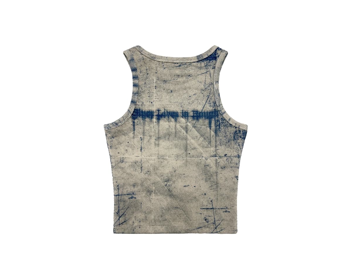 BLR Printed Sleeveless Beige