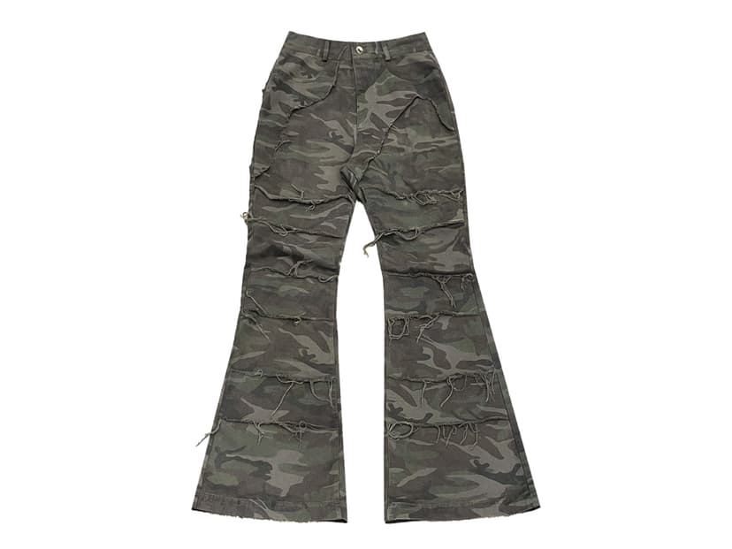 BLR BLR Camo Denim Pants Khaki
