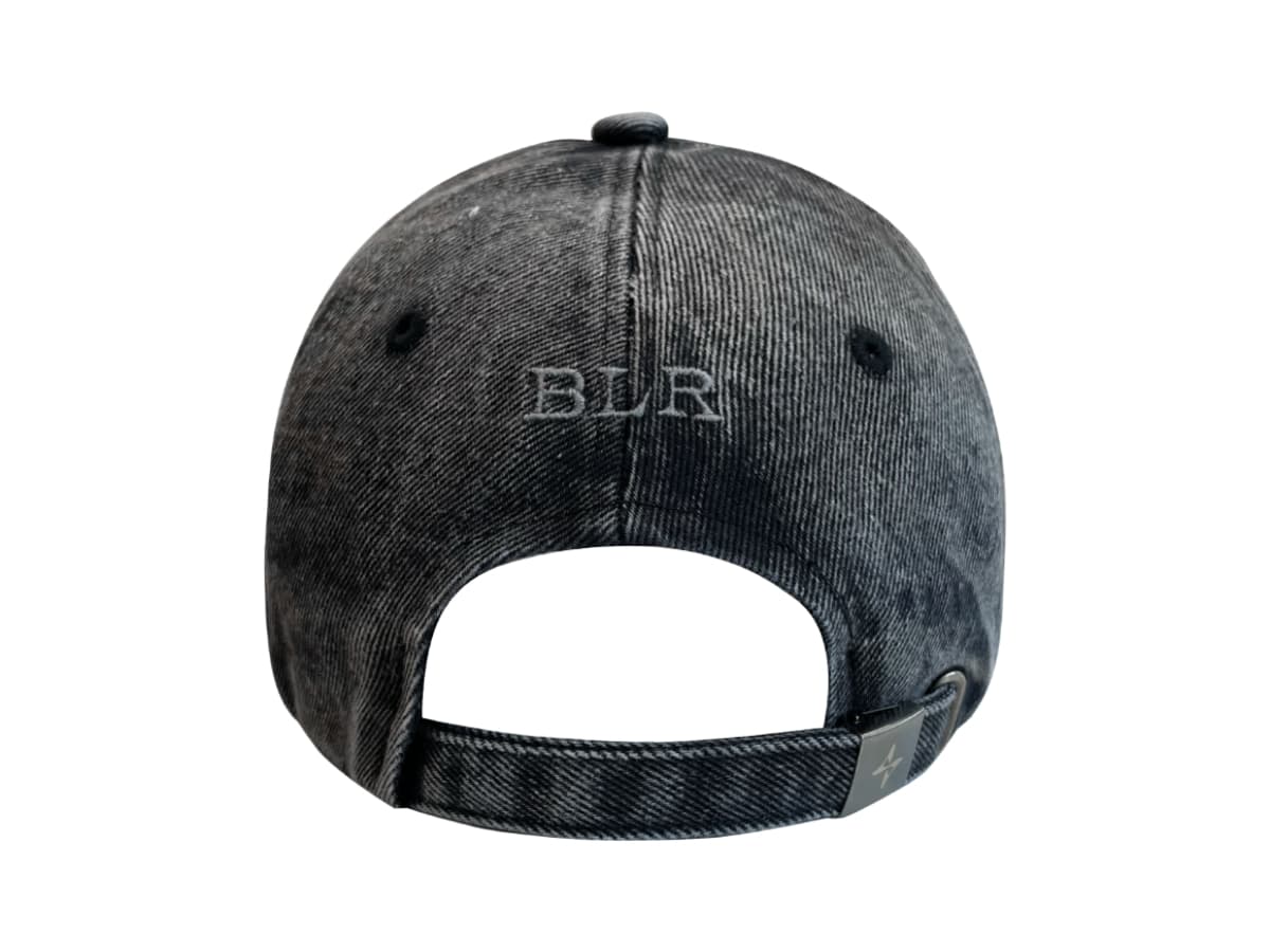 BLR Grunge Denim Cap Charcoal