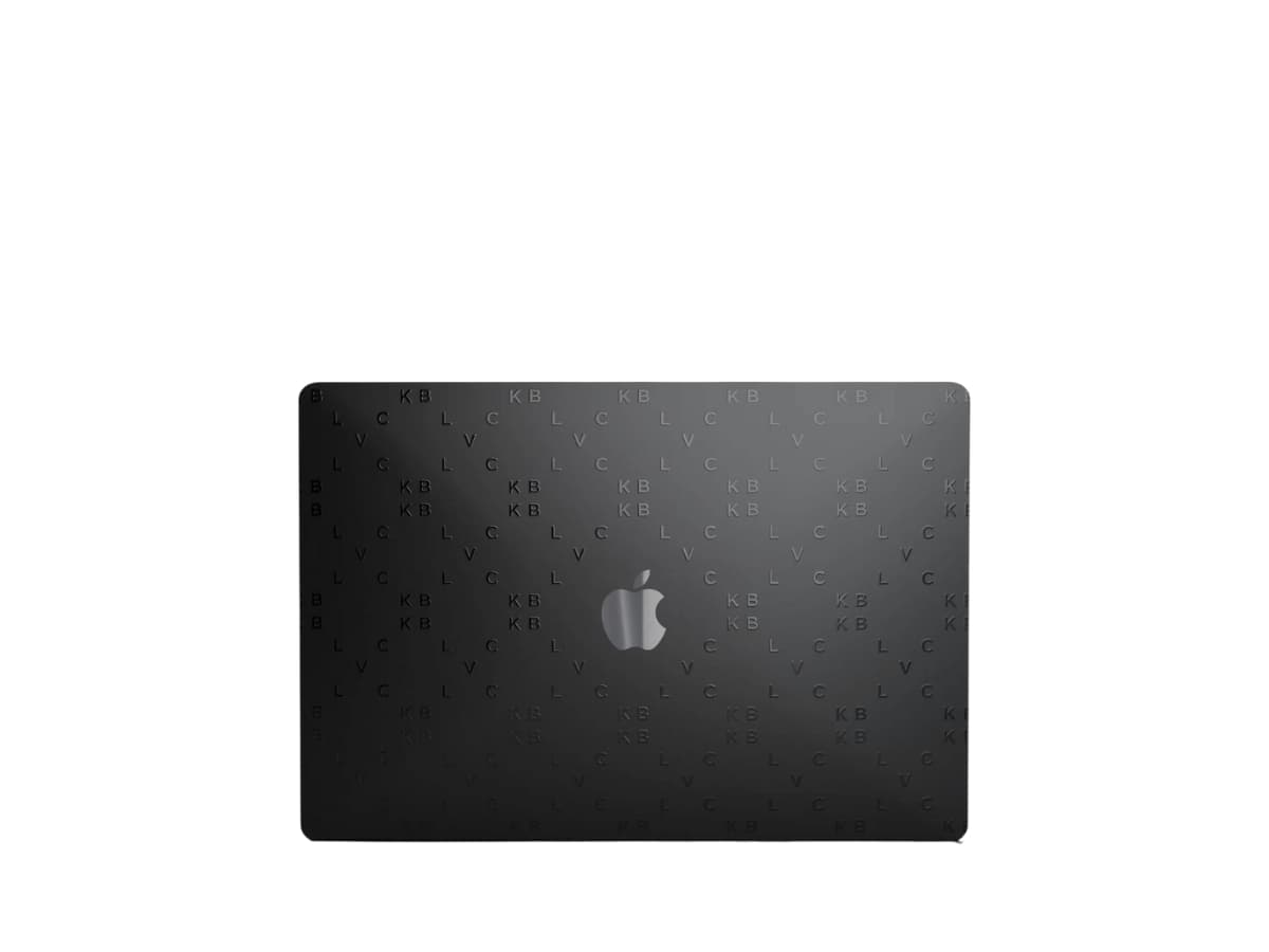 Blvck Monogram MacBook Skin