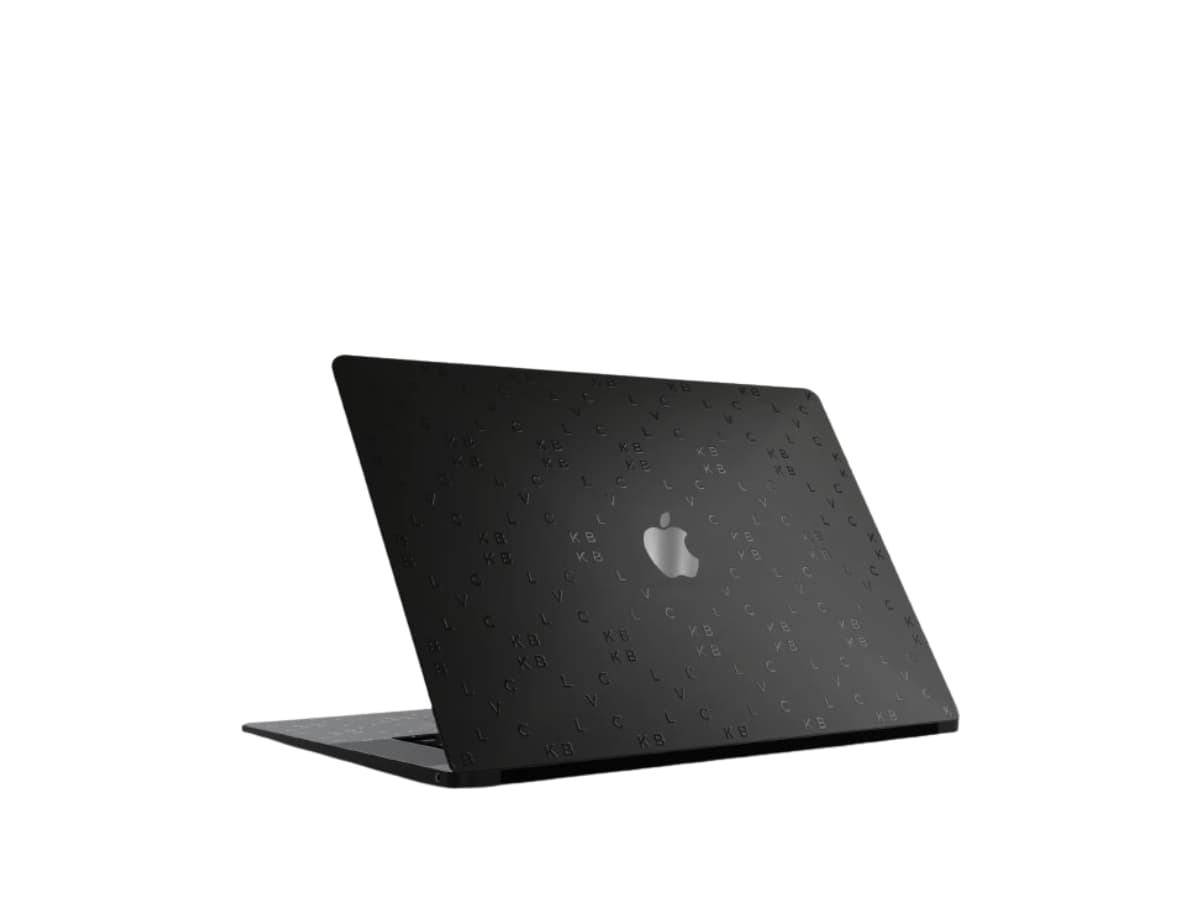 Blvck Monogram MacBook Skin