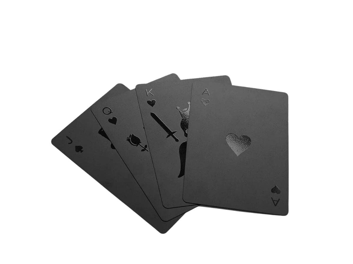 Blvck Playing Cards Blvckout Bundle (2 Card Packs + 4 Dice)