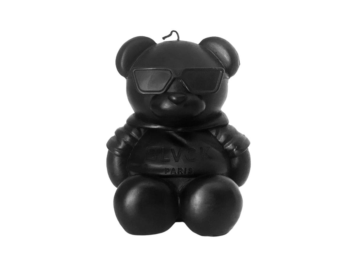 Blvck Teddy Candle Black