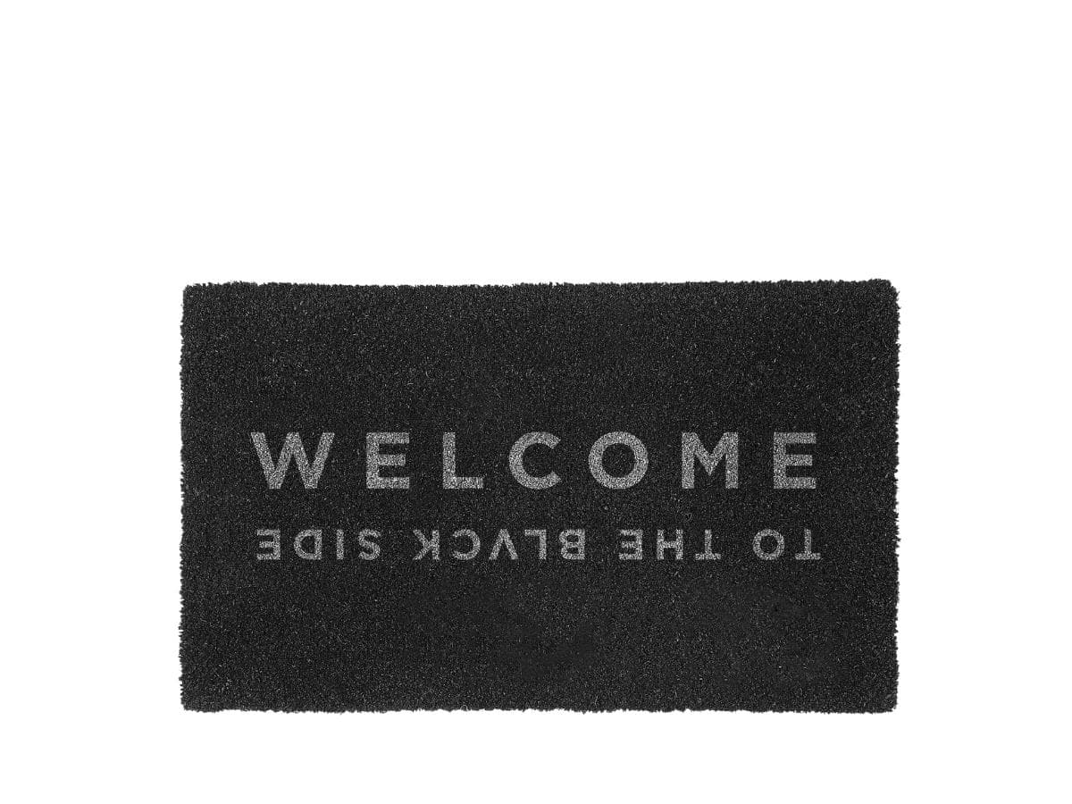 Blvck Welcome Mat Black