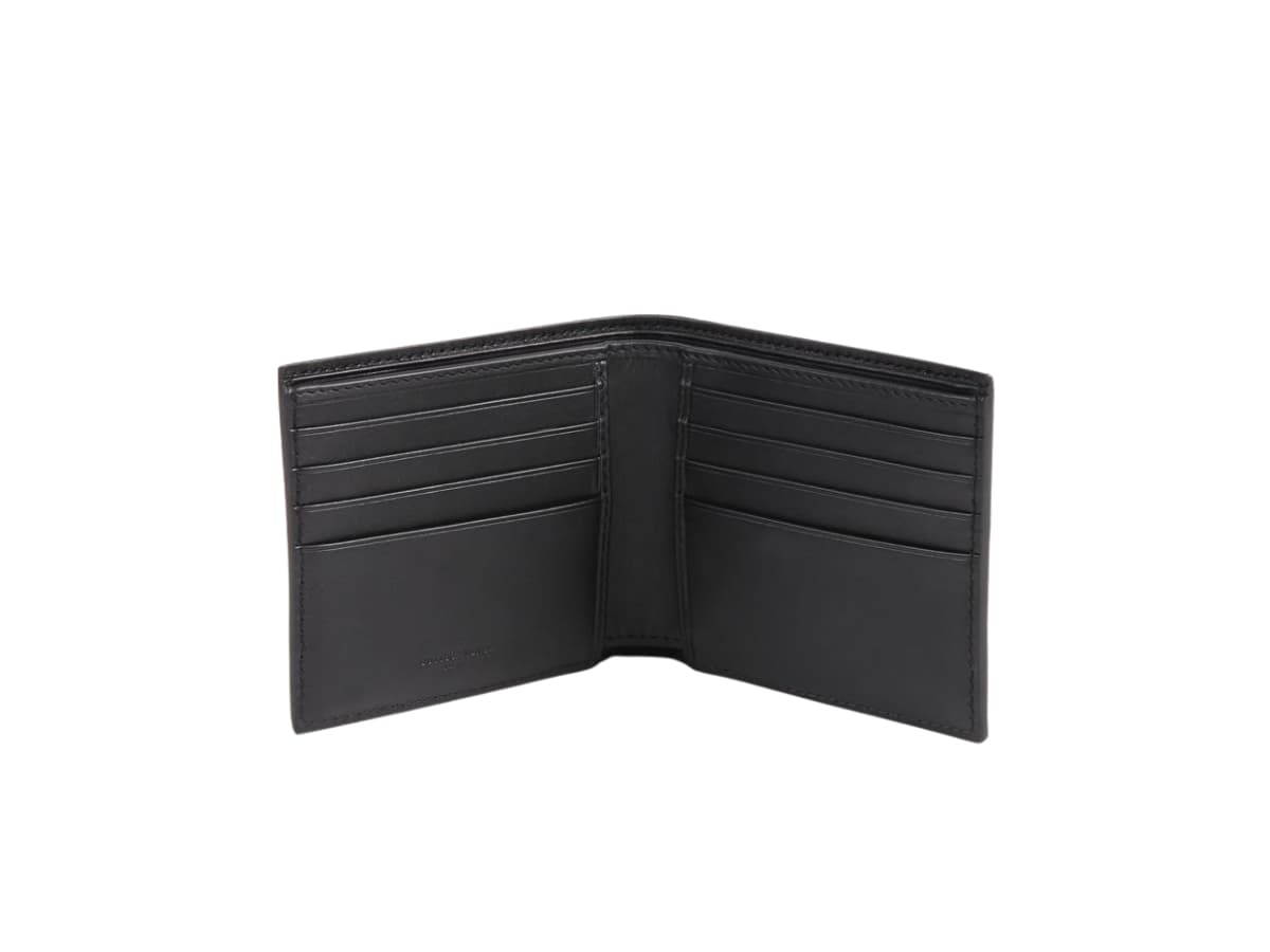 BOTTEGA VENETA INTRECCIATO WALLET BLACK