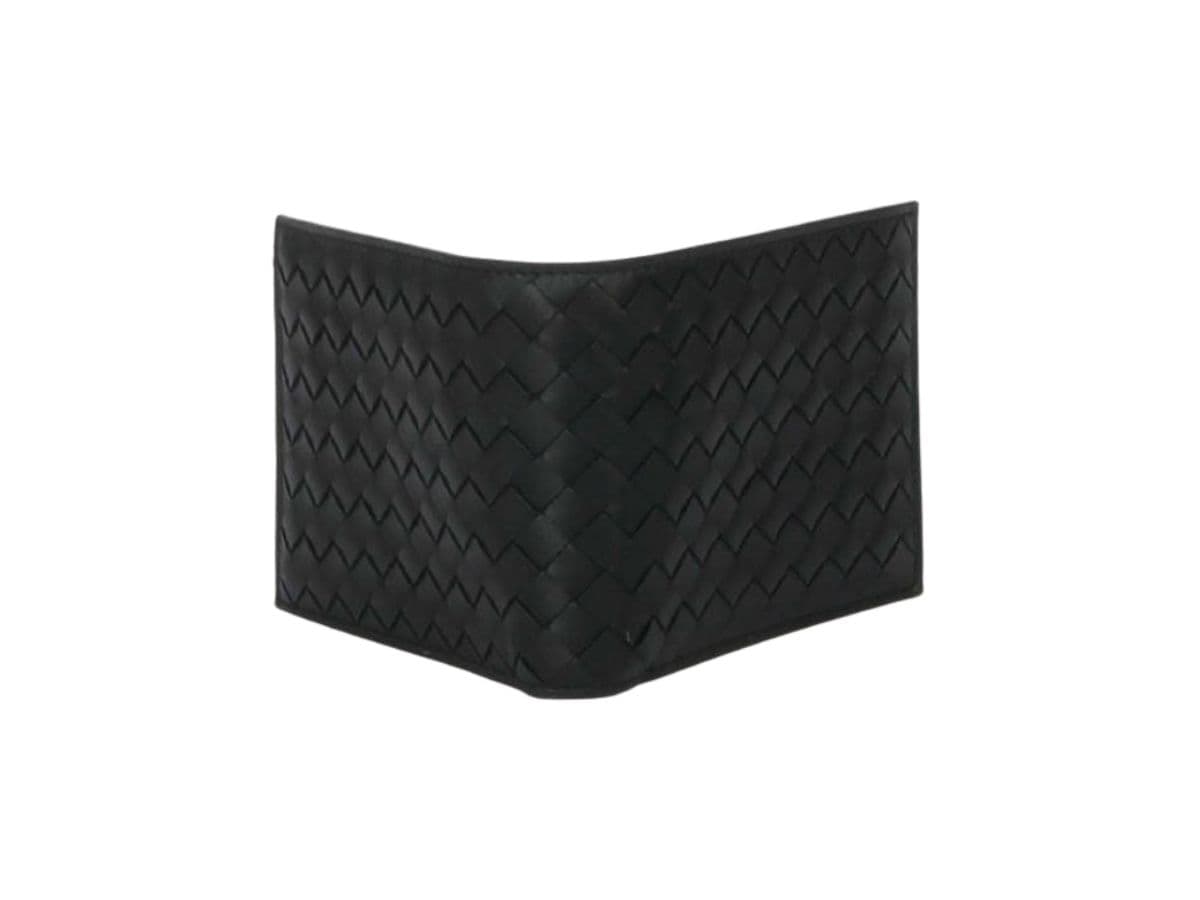 BOTTEGA VENETA INTRECCIATO WALLET BLACK