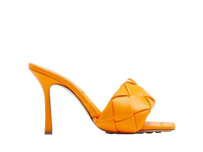 Bottega Veneta Bottega Veneta Lido Mule Tangerine