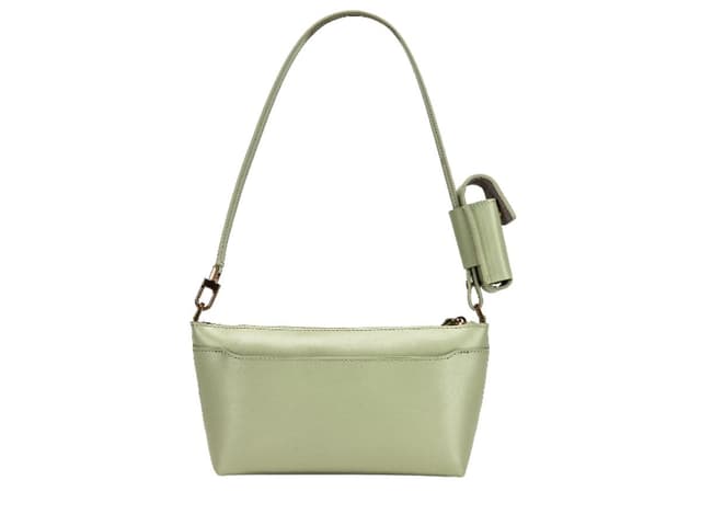 Boyy Boyy Buckle Pouchette Shoulder Bag In Calfskin Leather With Gold-Tone Metal Hardware Pistachio - view 2