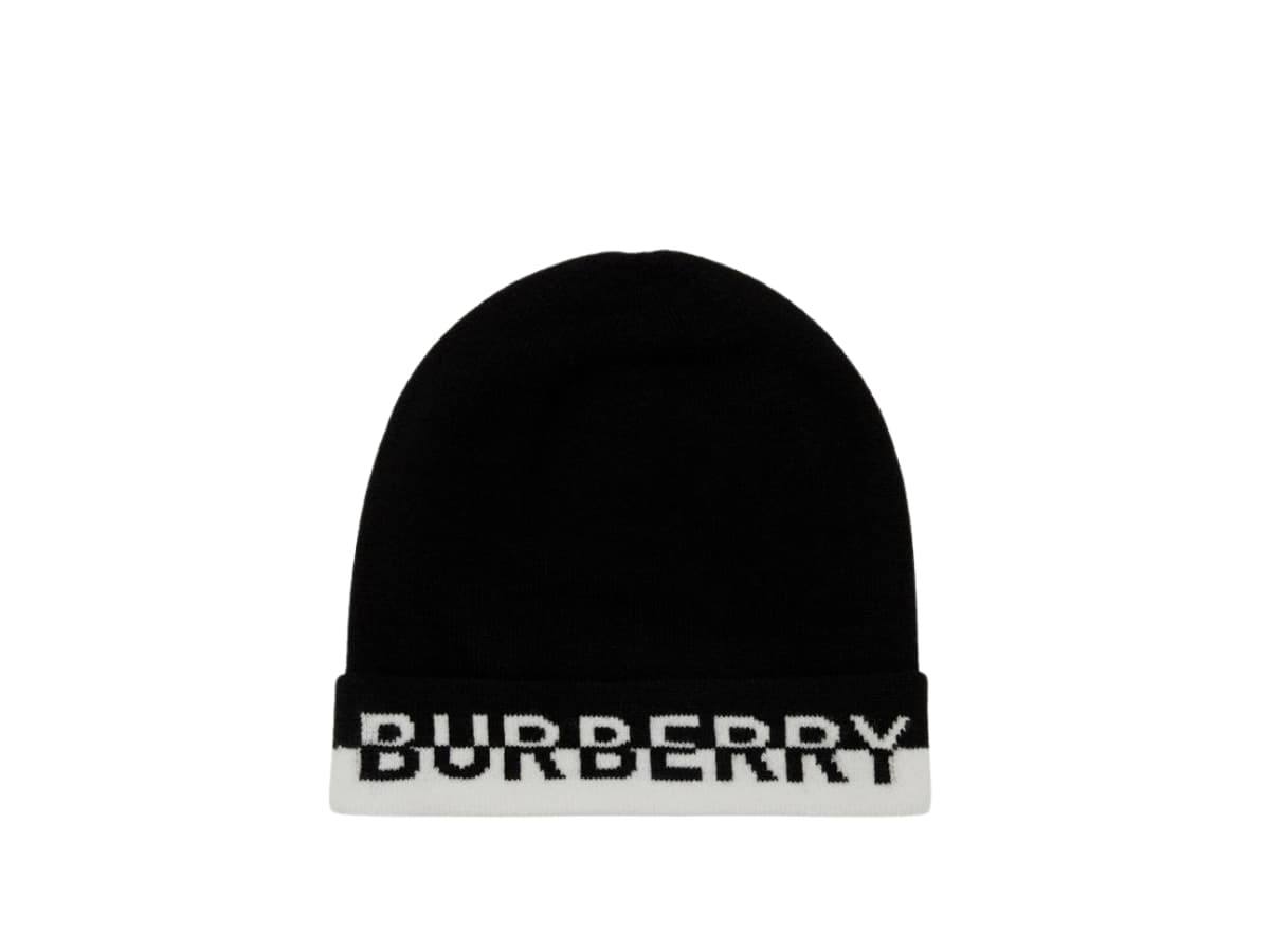 Burberry Cashmere Beanie Black