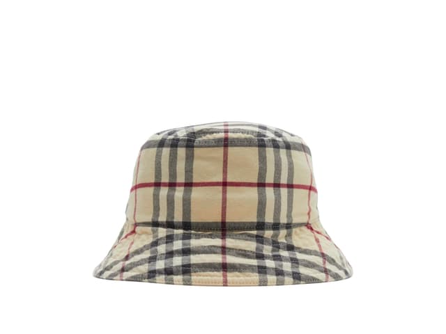 Burberry Burberry Cotton Bucket Hat Stone - view 1